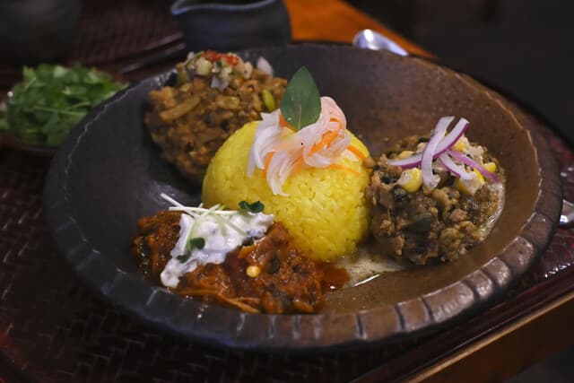 Kyu Yamu Tei Shimokita sou: Creative Keema Curry